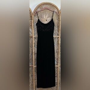 90s Hugo Buscati Velvet Dress